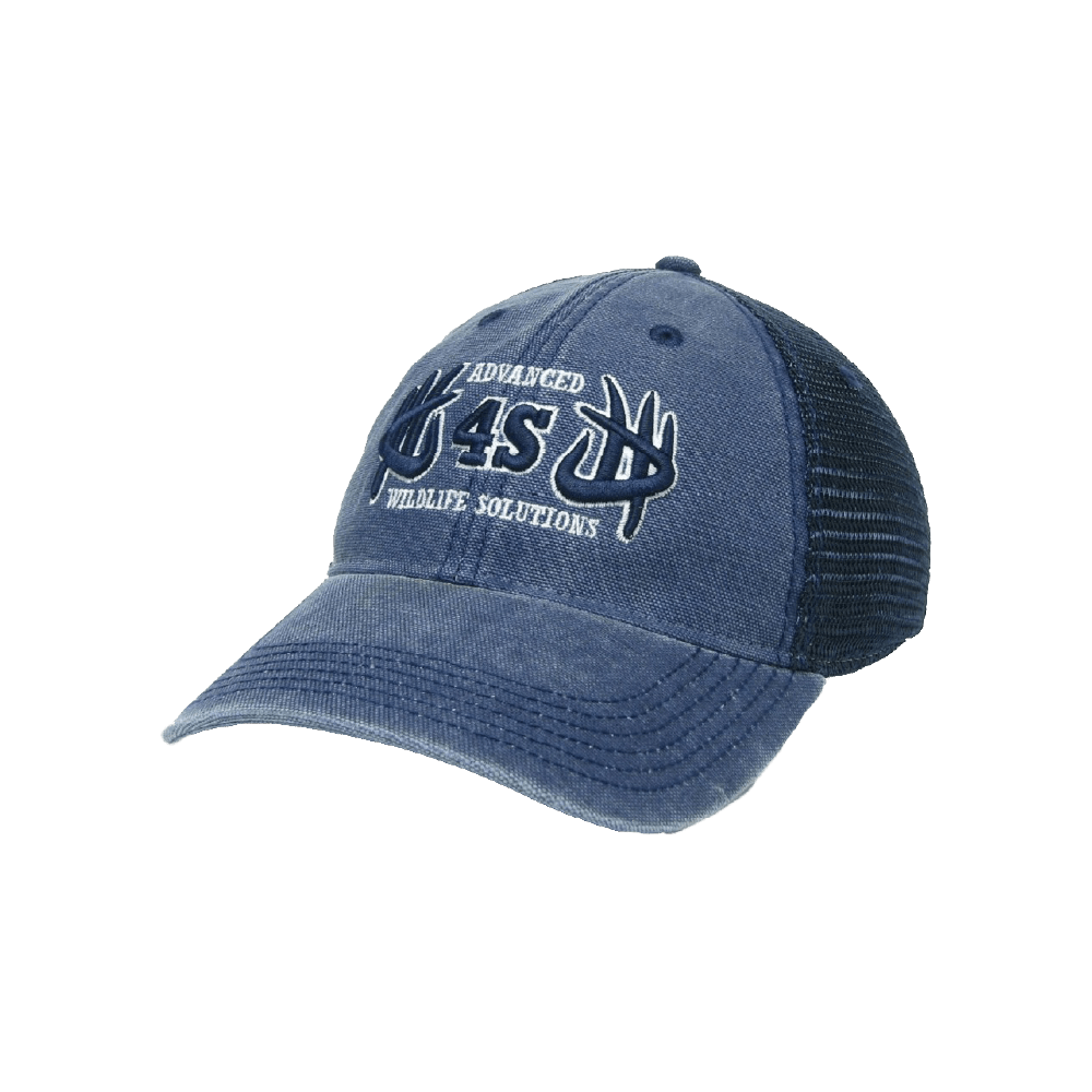 AWS Vintage Hat - Blue - 4S Advanced Wildlife Solutions