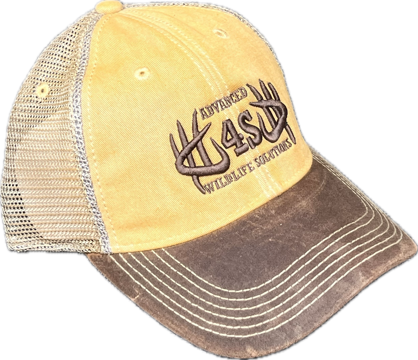 Legacy Trucker Hat Khaki/Brown w/ Gray Mesh 63129