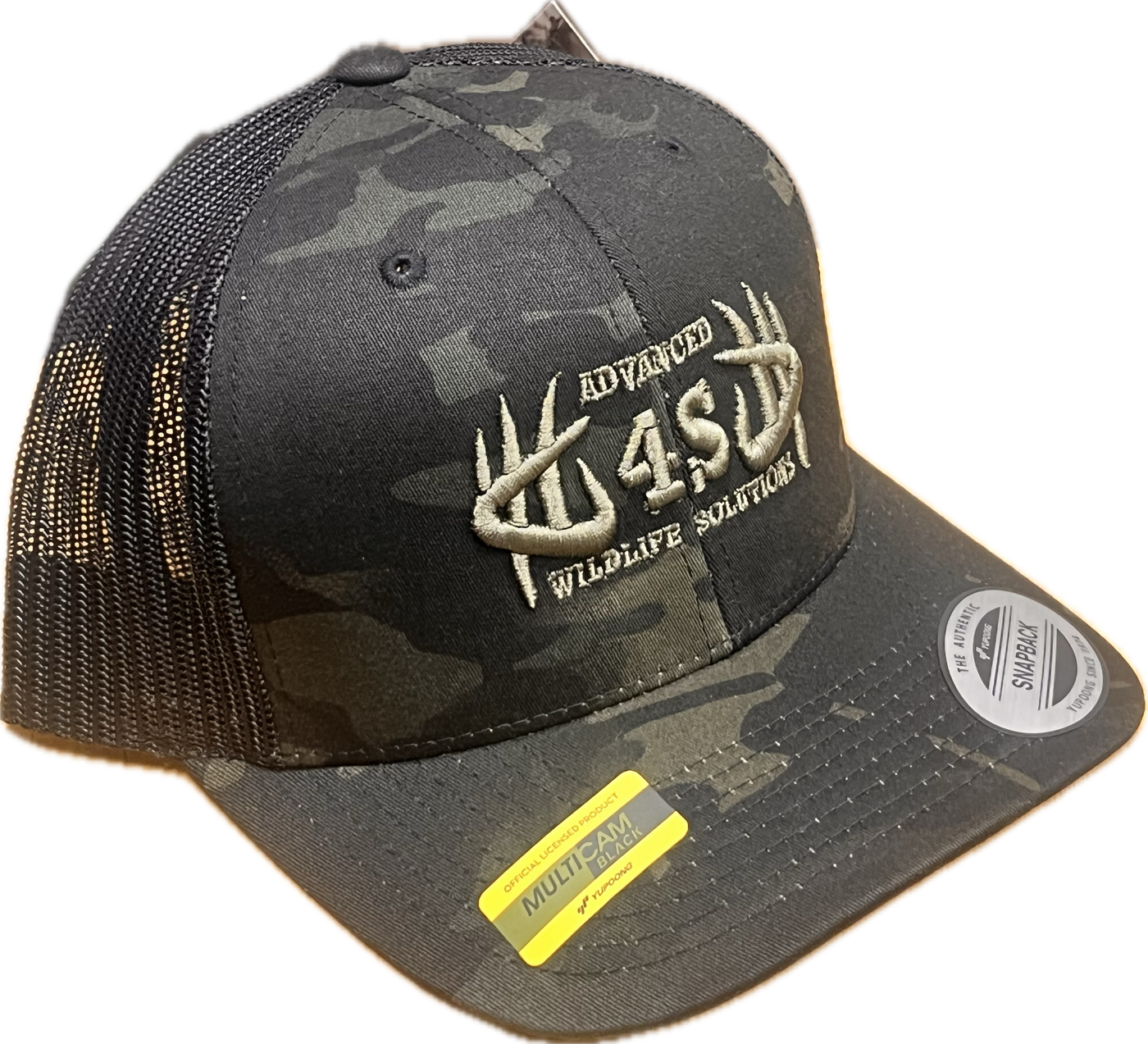 Classics Black Multicam Hat w/ Mesh Back 63142