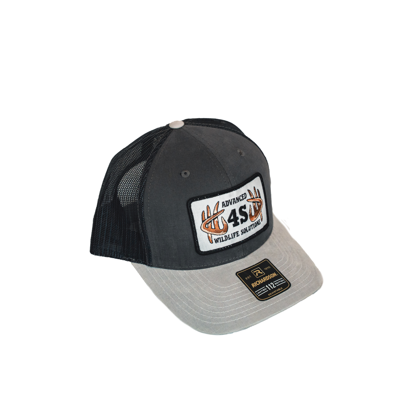 4S Patch Hat: Dark & Light Gray