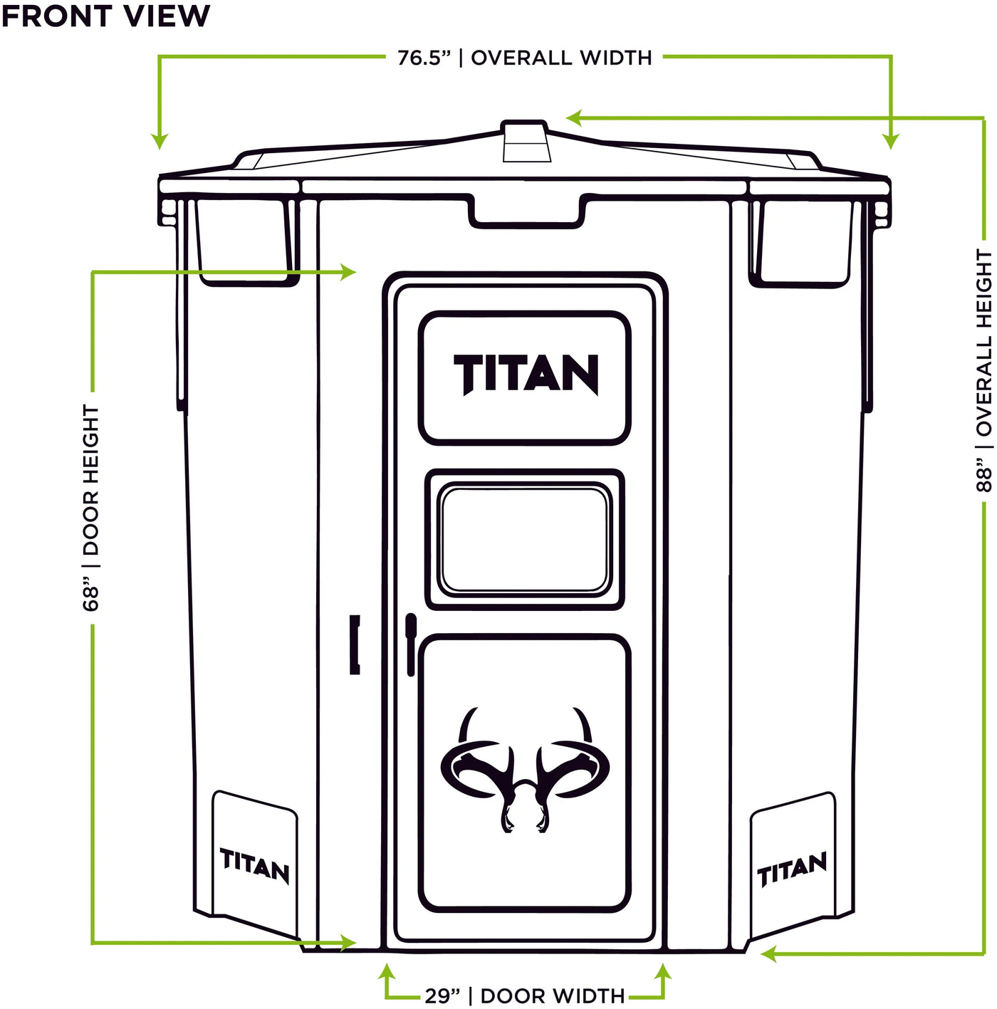 Titan Hunting Blinds: The Pro Rifle Blind